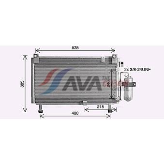 Condenseur, climatisation AVA QUALITY COOLING IS5032D