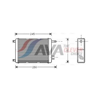 Système de chauffage AVA QUALITY COOLING IV6031