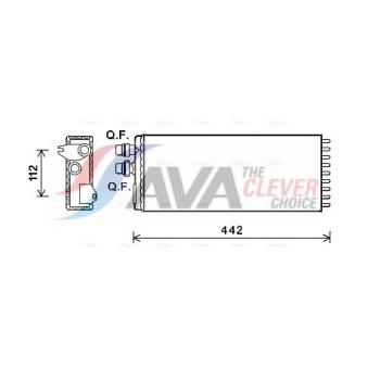Système de chauffage AVA QUALITY COOLING OEM 42553964