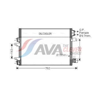 Condenseur, climatisation AVA QUALITY COOLING JE5060D