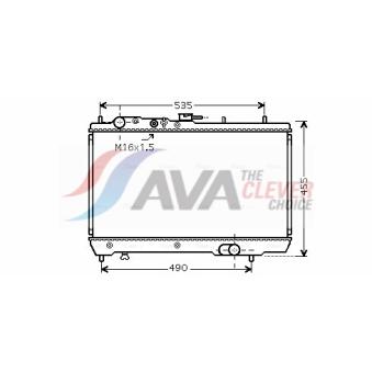Radiateur, refroidissement du moteur AVA QUALITY COOLING OEM OK20115200B
