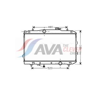 Radiateur, refroidissement du moteur AVA QUALITY COOLING [KA2119]