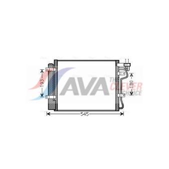 Condenseur, climatisation AVA QUALITY COOLING [KA5134D]