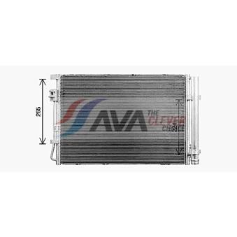 Condenseur, climatisation AVA QUALITY COOLING KA5341D