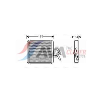 Système de chauffage AVA QUALITY COOLING KA6044