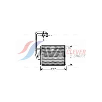 Système de chauffage AVA QUALITY COOLING KA6076 Système de chauffage AVA QUALITY COOLING KA6076