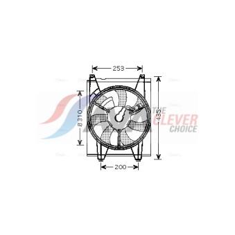 Ventilateur, refroidissement du moteur AVA QUALITY COOLING OEM 977862f000 Ventilateur, refroidissement du moteur AVA QUALITY COOLING OEM 977862f000