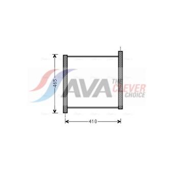 Radiateur, refroidissement du moteur AVA QUALITY COOLING OEM A4515010001