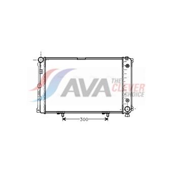Radiateur, refroidissement du moteur AVA QUALITY COOLING MS2061