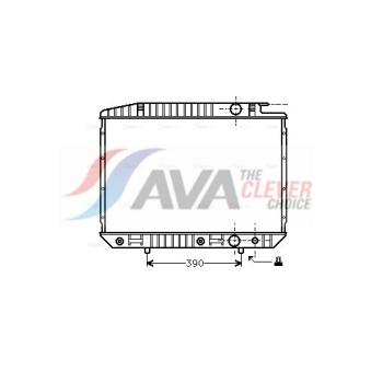Radiateur, refroidissement du moteur AVA QUALITY COOLING MS2070