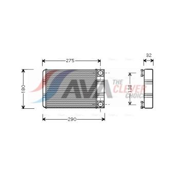 Système de chauffage AVA QUALITY COOLING MSA6312