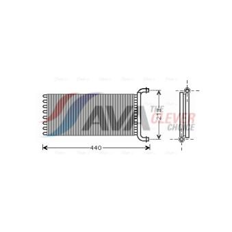 Système de chauffage AVA QUALITY COOLING OEM 2E0819017C