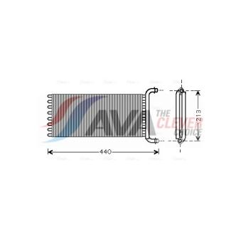 Système de chauffage AVA QUALITY COOLING MSA6441