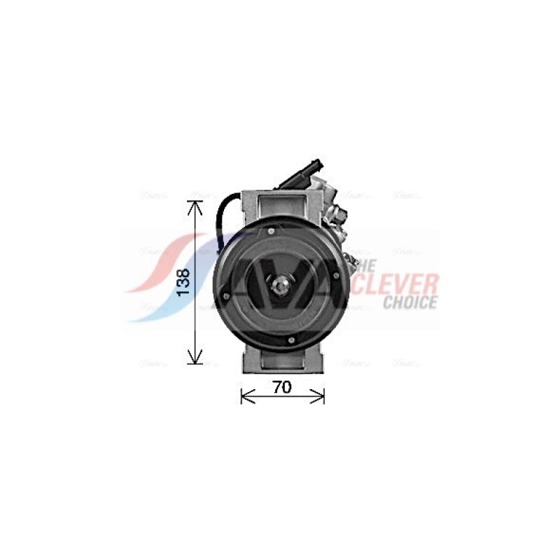 Compresseur, climatisation AVA QUALITY COOLING MSAK747 - Visuel 1