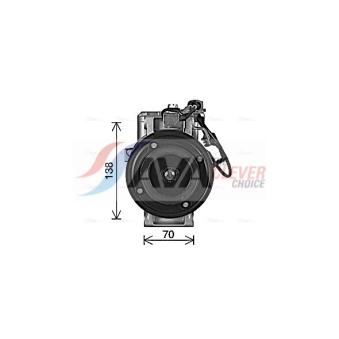 Compresseur, climatisation AVA QUALITY COOLING OEM 0032306711