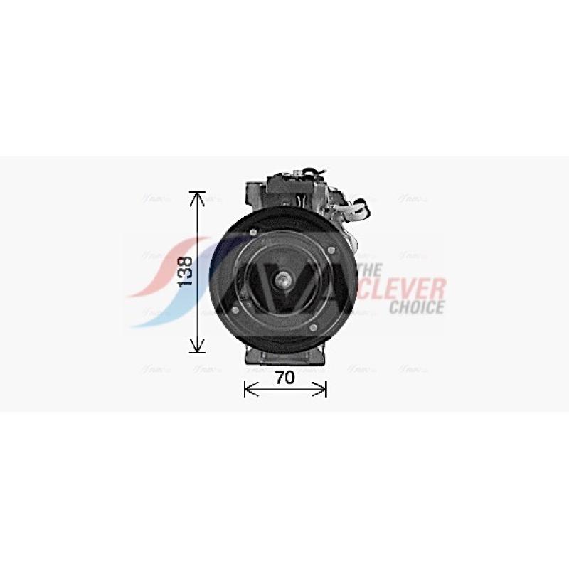 Compresseur, climatisation AVA QUALITY COOLING MSAK772 - Visuel 2