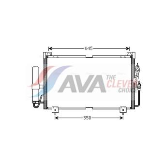Condenseur, climatisation AVA QUALITY COOLING OEM MR958462