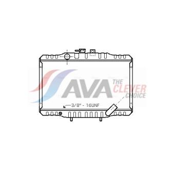 Radiateur, refroidissement du moteur AVA QUALITY COOLING MTA2062