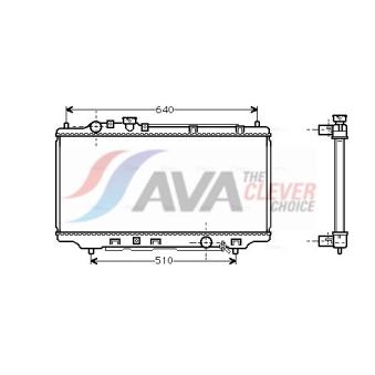 Radiateur, refroidissement du moteur AVA QUALITY COOLING MZ2098