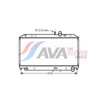 Radiateur, refroidissement du moteur AVA QUALITY COOLING MZ2169