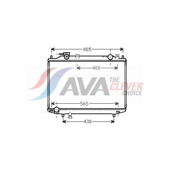 Radiateur, refroidissement du moteur AVA QUALITY COOLING MZ2235