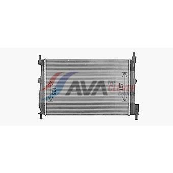 Radiateur, refroidissement du moteur AVA QUALITY COOLING MZ2295