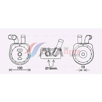 Radiateur d'huile AVA QUALITY COOLING MZ3289