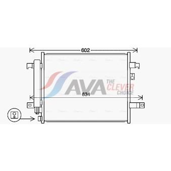 Condenseur, climatisation AVA QUALITY COOLING MZ5294D