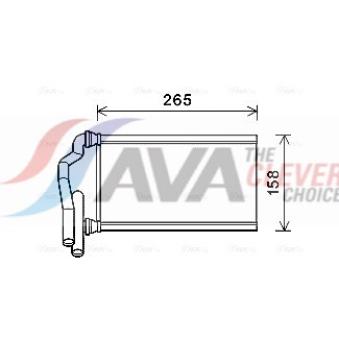 Système de chauffage AVA QUALITY COOLING OEM LC7061A10