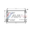 AVA QUALITY COOLING OL2559 - Radiateur, refroidissement du moteur