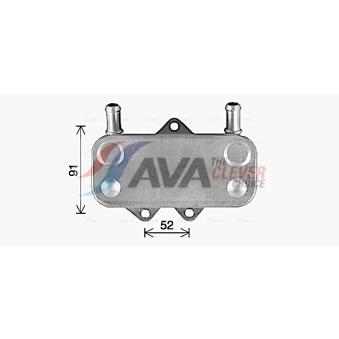 Radiateur d'huile AVA QUALITY COOLING OEM S90571674 Radiateur d'huile AVA QUALITY COOLING OEM S90571674