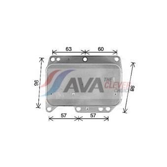 Radiateur d'huile AVA QUALITY COOLING OEM 8201005241