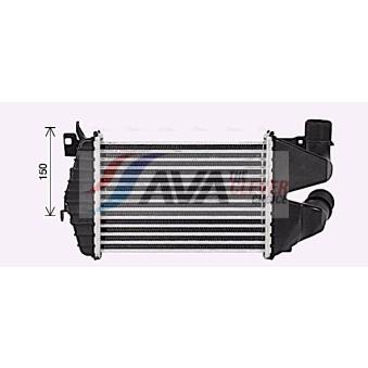 Intercooler, échangeur AVA QUALITY COOLING OL4691