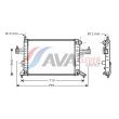 AVA QUALITY COOLING OLA2306 - Radiateur, refroidissement du moteur