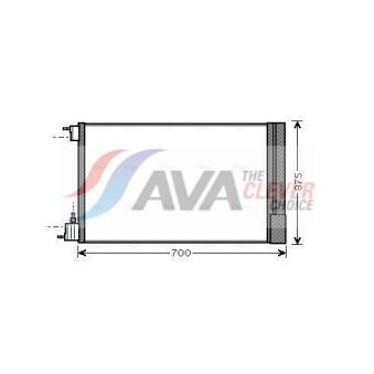 Condenseur, climatisation AVA QUALITY COOLING OLA5478D