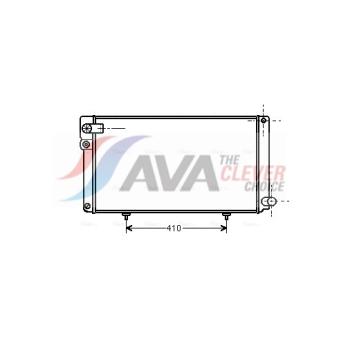 Radiateur, refroidissement du moteur AVA QUALITY COOLING PE2042