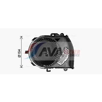 Moteur électrique, pulseur d'air habitacle AVA QUALITY COOLING PE8560