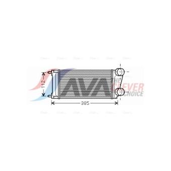Intercooler, échangeur AVA QUALITY COOLING PEA4299