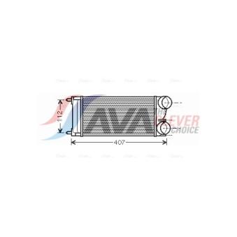 Intercooler, échangeur AVA QUALITY COOLING OEM 1440H9 Intercooler, échangeur AVA QUALITY COOLING OEM 1440H9