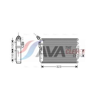 Condenseur, climatisation AVA QUALITY COOLING PR5042
