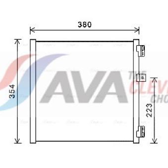 Condenseur, climatisation AVA QUALITY COOLING [PR5089]