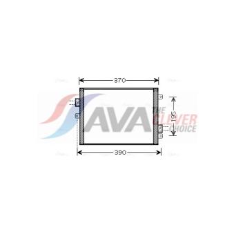 Condenseur, climatisation AVA QUALITY COOLING PRA5052 pour VOLVO XC70 S 3.2 - 252cv