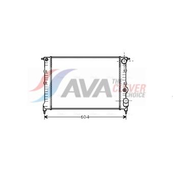 Radiateur, refroidissement du moteur AVA QUALITY COOLING RT2108