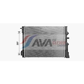 Radiateur, refroidissement du moteur AVA QUALITY COOLING RT2667