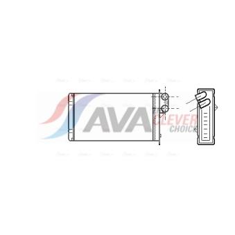 Système de chauffage AVA QUALITY COOLING OEM 7701035891
