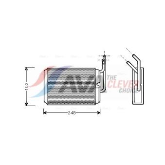 Système de chauffage AVA QUALITY COOLING OEM 7701208110