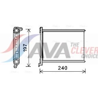 Système de chauffage AVA QUALITY COOLING RT6569