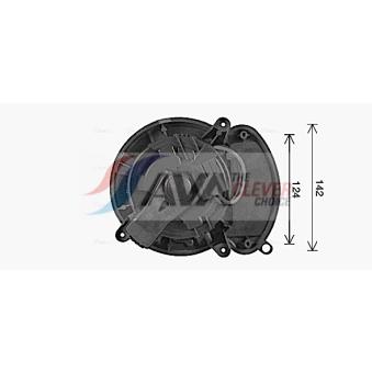 Moteur électrique, pulseur d'air habitacle AVA QUALITY COOLING [RT8672]