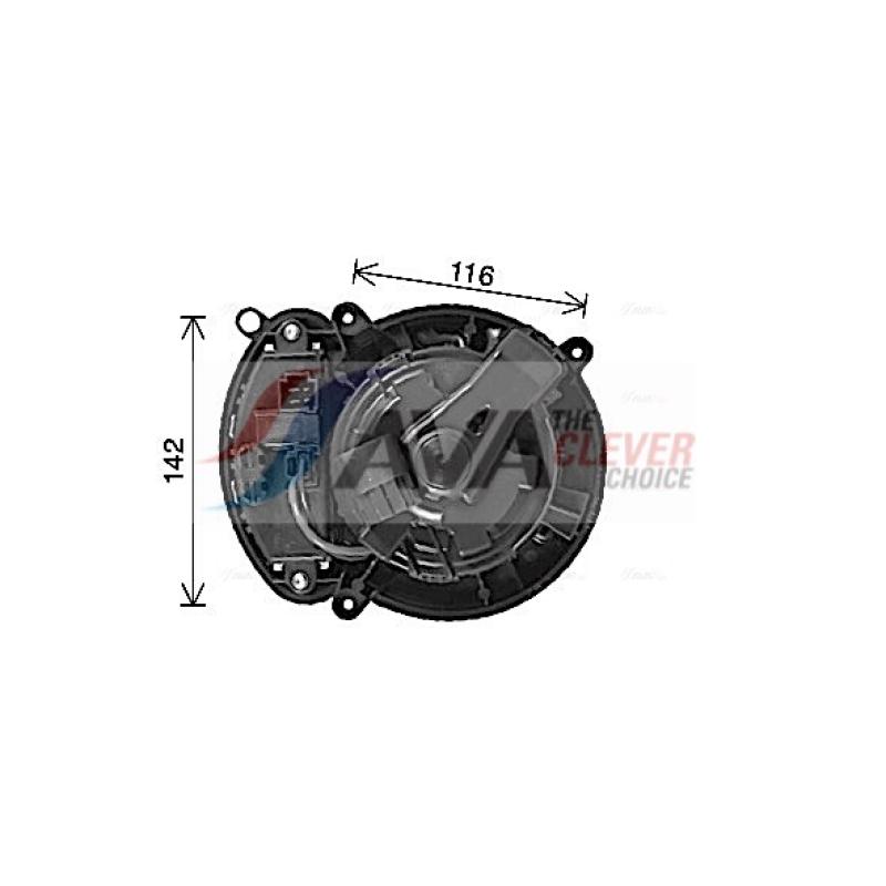 Moteur électrique, pulseur d'air habitacle AVA QUALITY COOLING RT8677 - Visuel 2
