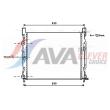AVA QUALITY COOLING RTA2470 - Radiateur, refroidissement du moteur